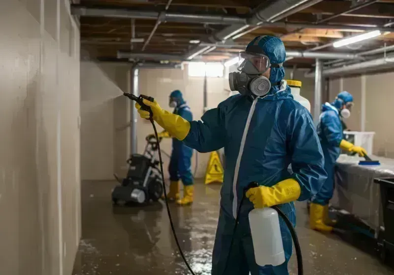 Basement Sanitization and Antimicrobial Treatment process in Saint Paul, MO